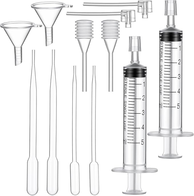 12PCS Perfume Refill Tool Kit 5ml Plastic Cosmetic Dispenser Transfer Tool Include Funnels Extractor Pumps Syringes Squeeze Droppers for Travel Perfume Atomizer Liquid Fragrance Essential Oils