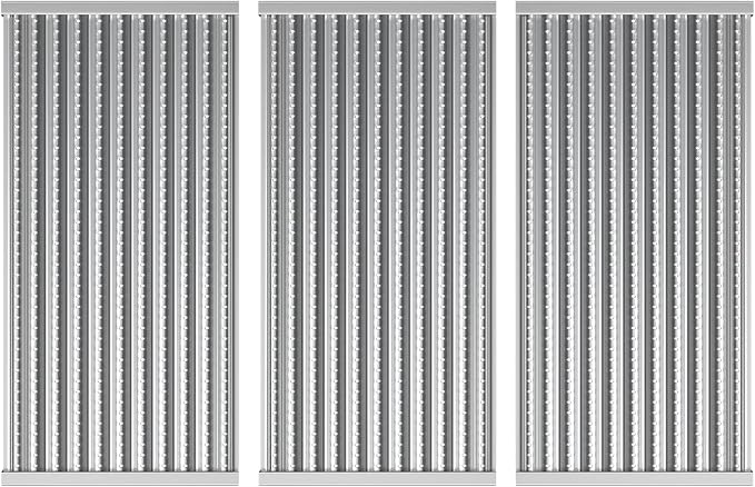 BBQ-PLUS Infrared Grill Emitter Plate for Charbroil Grill 463242515, 463367016, 463242516, 466242515, 466242615, 463243016, 463367516, 466242516, 466242616, 463346017, Stainless Steel, 3 Pack