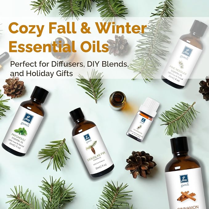 GM Gumili Juniper Berry Essential Oil 1 Oz – 100% Pure Natural Juniper Berry Oil for Diffuser, Massage, DIY Blends & Personal Care, Fresh Crisp Aroma