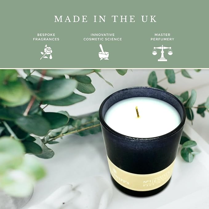 Pecksniffs Tobacco & White Wood Scented Candle | 1 Wick, 100g/3.5oz