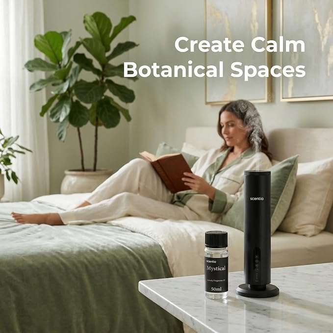Scentia Mystical Hotel Scent Diffuser Oil – Luxury Fragrance Inspired by Wynn Las Vegas – 50 mL – Melon, Raspberry & Jasmine Essential Oil Blend for Home, Office & Aromatherapy Diffusers, Made in USA