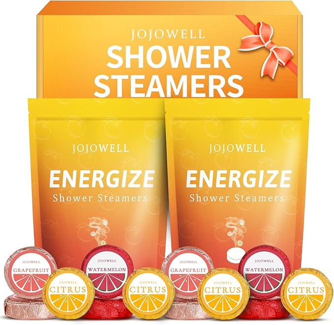 Shower Steamers Aromatherapy with Essential Oils - 12 Pack Birthday Gifts for Women, Mothers Day Gifts for Mom Wife Grandma from Daughter Son, Home Spa Self Care Gifts for Women Who Have Everything