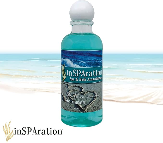 InSPAration 106X Spa and Bath Aromatherapy Liquid, 9 oz, Romance