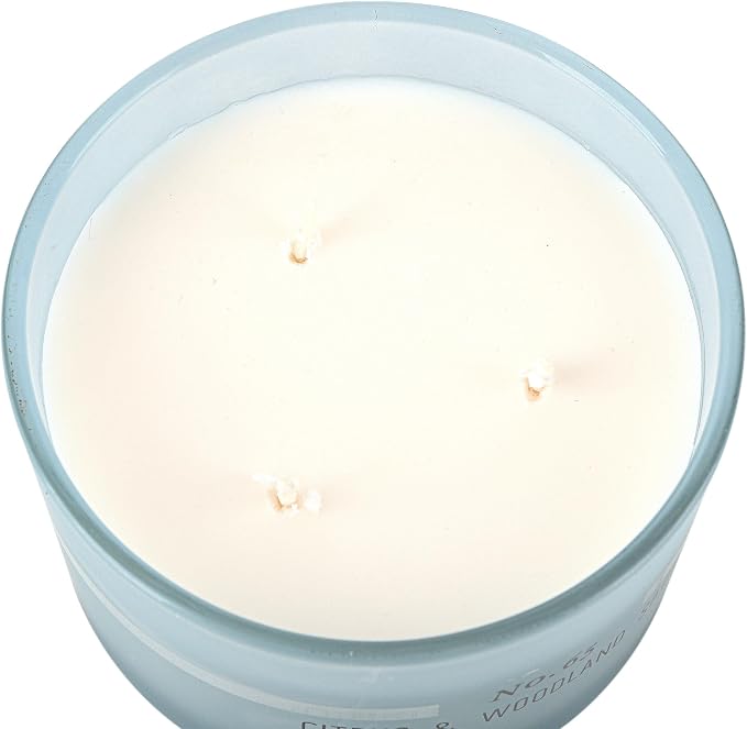 Citrus & Woodland Sage Candle, 15 Ounces, 3 Wicks, Refreshing Sage Aroma for Spa-Like Relaxation