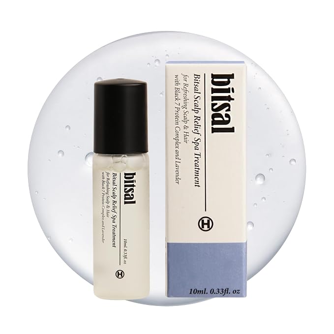 Scalp Relief Serum, Non-sticky, Instant Cooling solution for thinning hair and uncomfortable scalp; Roll-on applicator for massage like gua sha