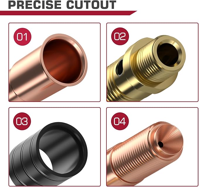 ARCCAPTAIN for Lincoln Weld Part Magnum 200/250 Tweco #2 parts .045" Contact Tip Nozzle Diffuser MIG Welding Gun Accessory Kit for Lincoln Magnum 200/250 Tweco #2 (.045" Accessory Kit)