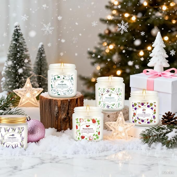 24 Pack Candles for Home Scented Aromatherapy Candles Gifts Set for Women, Natural Soy Wax Candle, 3.5 oz Long Lasting Candles, Birthday, Valentine, Christmas, Anniversary Present