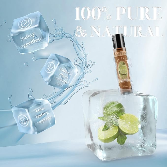 Lime Essential Oil 10ML - 100% Pure and Natural Therapeutic Grade Oils for Aromatherapy Diffuser - 0.34 Fl Oz/Lime