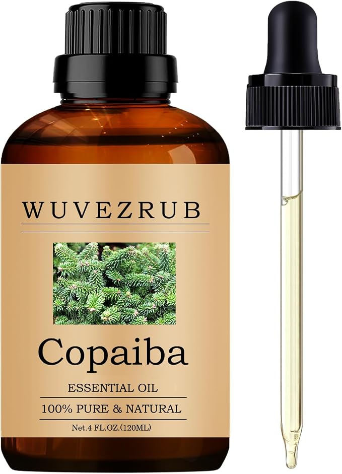 Copaiba Essential Oil, 120ML Pure and Natural for Aromatherapy Diffuser - 4 Fl Oz