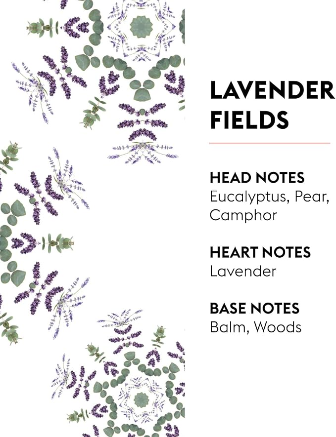 MAISON BERGER Reed Diffuser Refill, 200 ml, Lavender Fields | Fragrance Refill for Reed and Ceramic Diffusers, Passive Diffusion, ~6 Weeks, No Flame or Electricity, Made in France