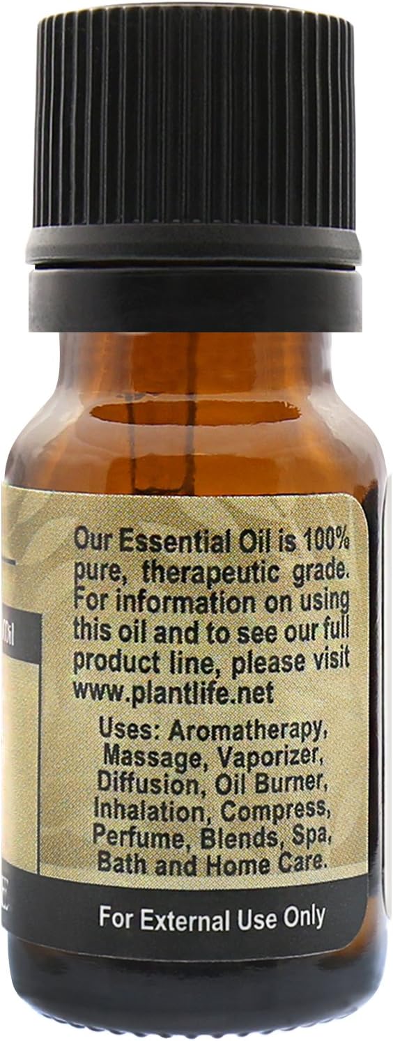 Plantlife Black Pepper Aromatherapy Essential Oil - Straight from The Plant 100% Pure Therapeutic Grade - No Additives or Fillers - 10 ml