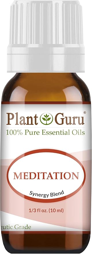 Meditation Essential Oil Blend 100% Pure Undiluted Therapeutic Grade Great for Centering, Aromatherapy, Yoga and Concentration.