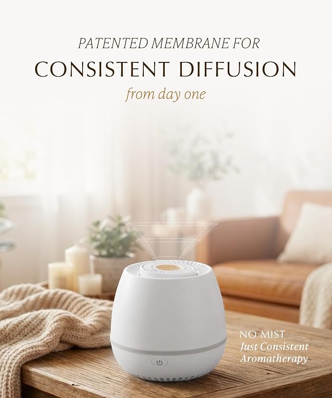 Happy (Citrus Essential Oil Refill), Compatible with STAROMA Waterless Essential Oil Diffuser – Premium Aromatherapy Fragrance, Gentle and Consistent Scent – for 200 sqft Small Room, Office, Car