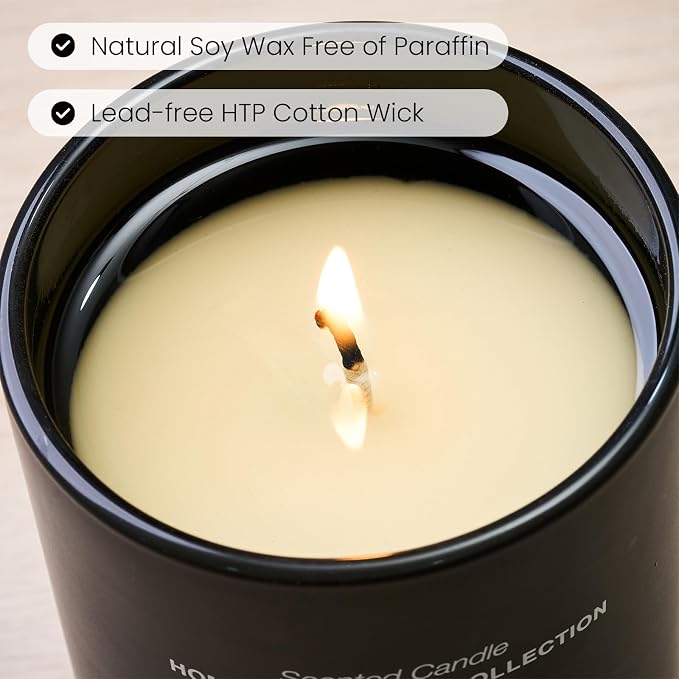 M&SENSE Natural Soy Candle| Bamboo Stream | 8.82 oz, 50H Burn | Spring Scented Candles for Relaxation, Meditation, Home Décor | for Bedroom, Office, Party Medium