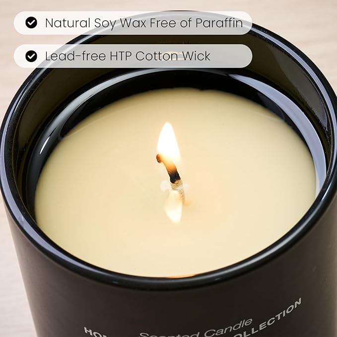 M&SENSE Natural Soy Candle| Bamboo Stream | 5.3 oz | Mini Spring Scented Candles for Relaxation, Meditation, Home Décor | for Bedroom, Office, Party Small