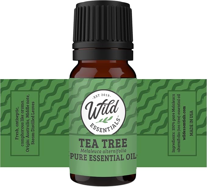 Wild Essentials Top 6 Piece Single Note Essential Oil Set -100% Pure Therapeutic Grade Aromatherapy Kit with Lavender, Eucalyptus, Tea Tree, Orange, Lemongrass, Peppermint - 10ml, Made in The USA