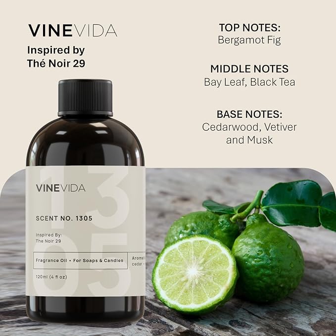 VINEVIDA [4oz] Scent No.1305 Fragrance Oil for Candle & Soap Making - Natural Candle Scents Made in USA