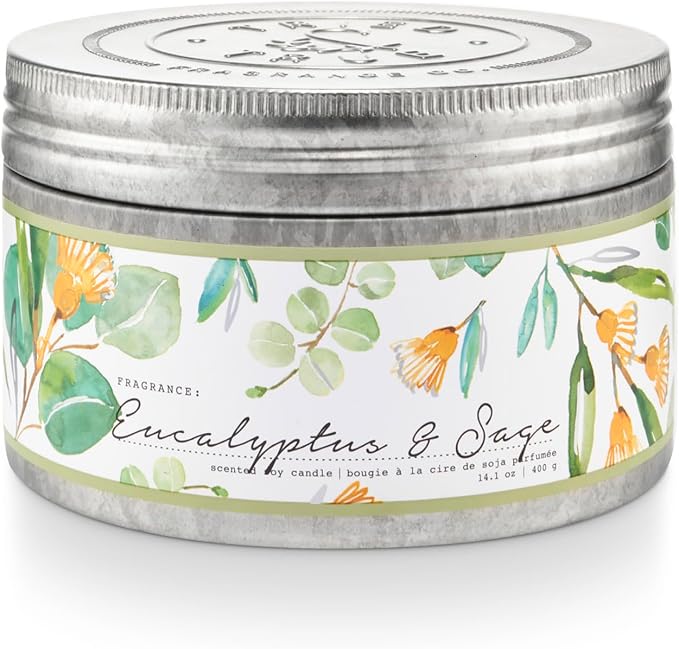 Tried & True Eucalyptus & Sage Candle, 14.1 oz. Tin