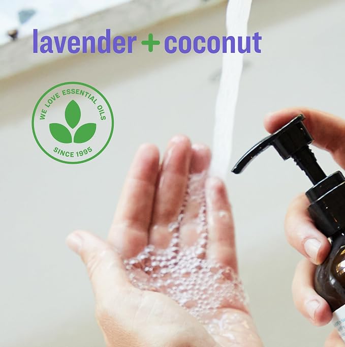 Everyone Liquid Hand Soap, 32 Ounce (Pack of 2), Lavender and Coconut, Plant-Based Cleanser with Pure Essential Oils