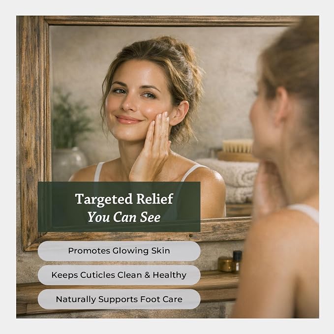 Silk Road Organic Tea Tree Essential Oil Roll On for Healthy Clear Skin, Nail Care & Foot Care - 100% Pure USDA Certified 10 ml Roller