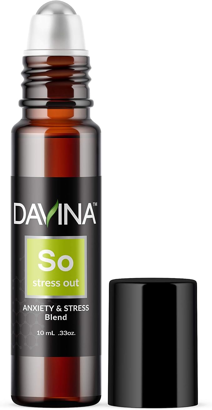 Stress Out Peaceful Essential Oil Roll-on 10ml by Davina - Ready to Go!