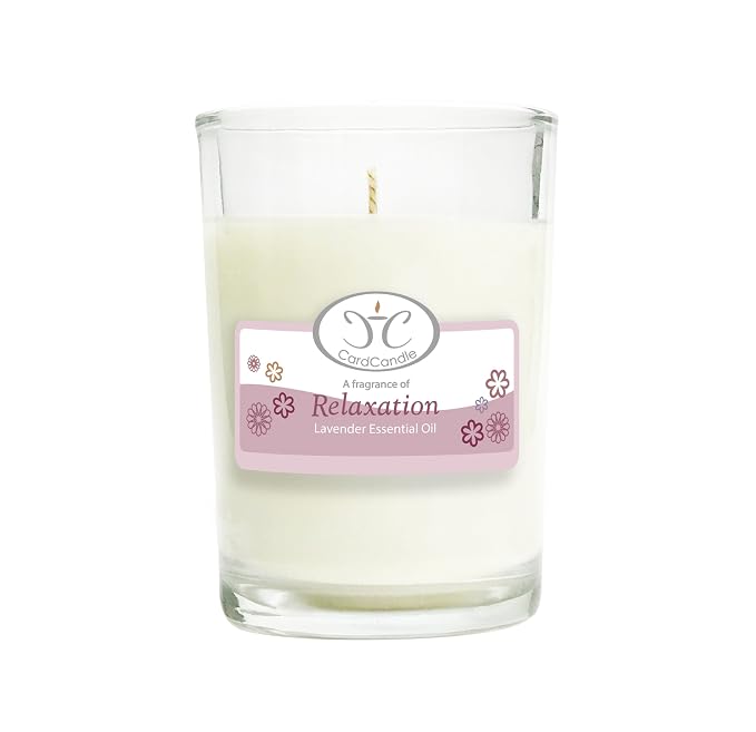 Relaxation - Aromatherapy Pure Essential Oil Soy Candle - Natural, Lavender Scented, Improves Your Quality of Sleep