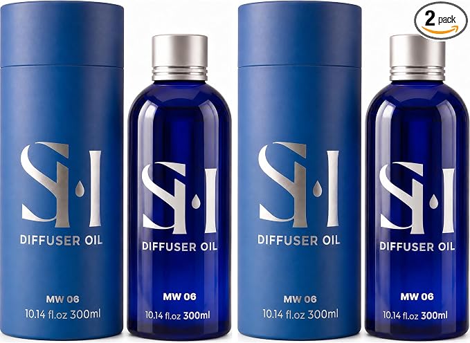 Inspired by My Way MW06 Hotel Scent Diffuser Oil | 2 Pack of 10.14 Fl Oz (300ml) - Waterless Diffuser Oil Refill & Highly Concentrated Fragrance Oil, Diffuser Oil Scents Luxury