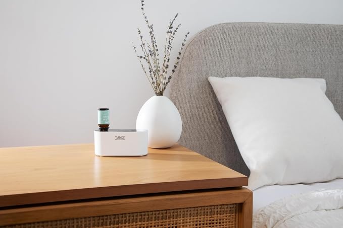 CE CRAFT Waterless Travel Diffuser Gift Set - Rechargeable Diffuser for Aromatherapy - Includes 3 Fragrance Oils - Fragrance Dispenser for Office and Home - Masculine, Black Scents
