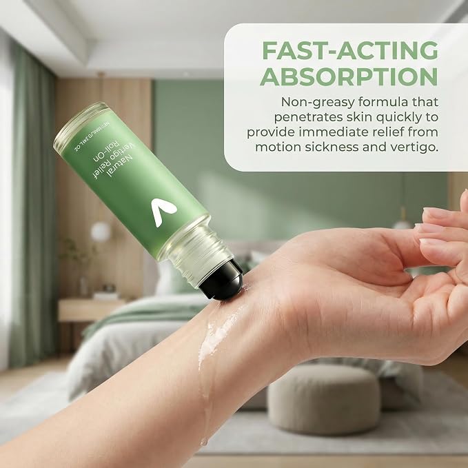 Anti-Dizziness Roller, Travel & Motion Comfort Aromatherapy, Soothing Roll-On for Relaxation and Comfort, Portable and Easy-to-Use Roller with Natural Ingredients, 10ml