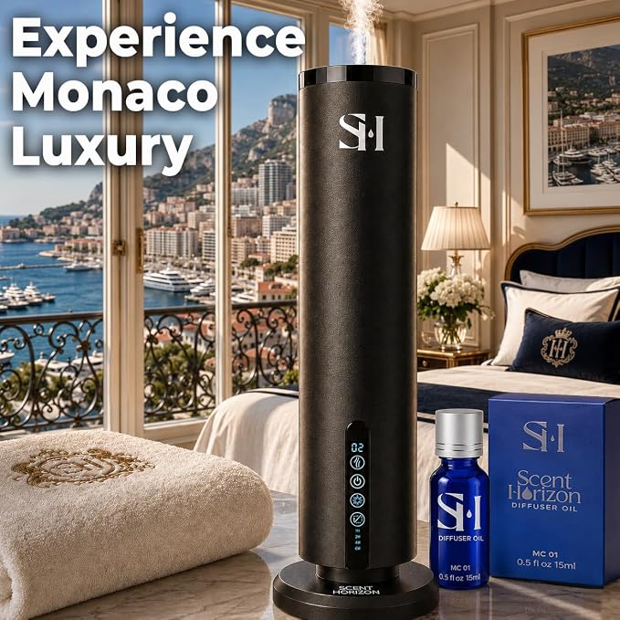 Inspired by 6-Star Hotel Monaco MC01 Hotel Scent Diffuser Oil | 0.5 Fl oz (15 ml) - Waterless Diffuser Oil Refill & Highly Concentrated Fragrance Oil, Diffuser Oil Scents, Hotel Oil Diffuser
