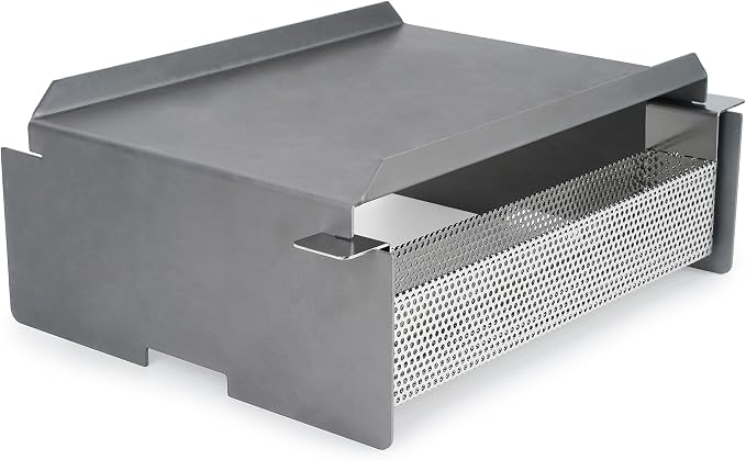 Stanbroil Heavy Duty Steel Heat Baffle Diffuser, Heat Deflector with Smoker Box, Heat Diffuser Replacement Part for Traeger, Camp Chef and Most Other Pellet Grills