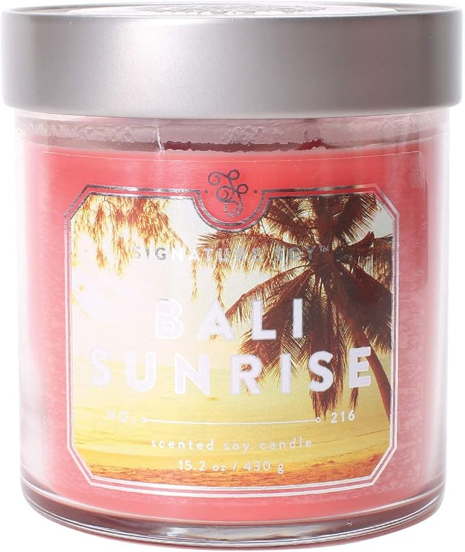 Signature Soy Lidded Bali Sunrise Scented Candle
