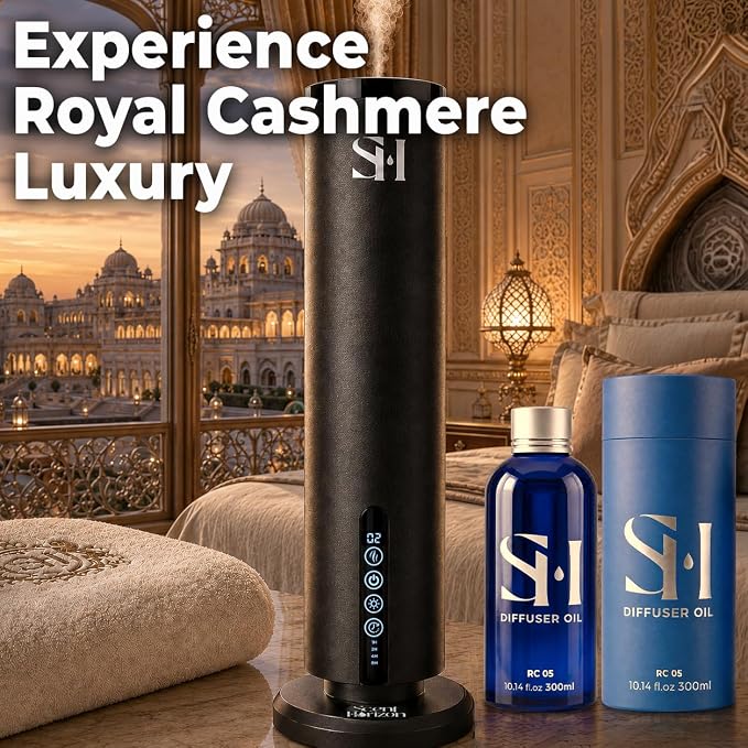 Royal Cashmere RC Hotel 5-Star RC05 Hotel Scent Diffuser Oil | 10.14 Fl oz (300 ml) - Waterless Diffuser Oil Refill & Highly Concentrated Fragrance Oil, Diffuser Oil Scents Luxury, Hotel Oil Diffuser