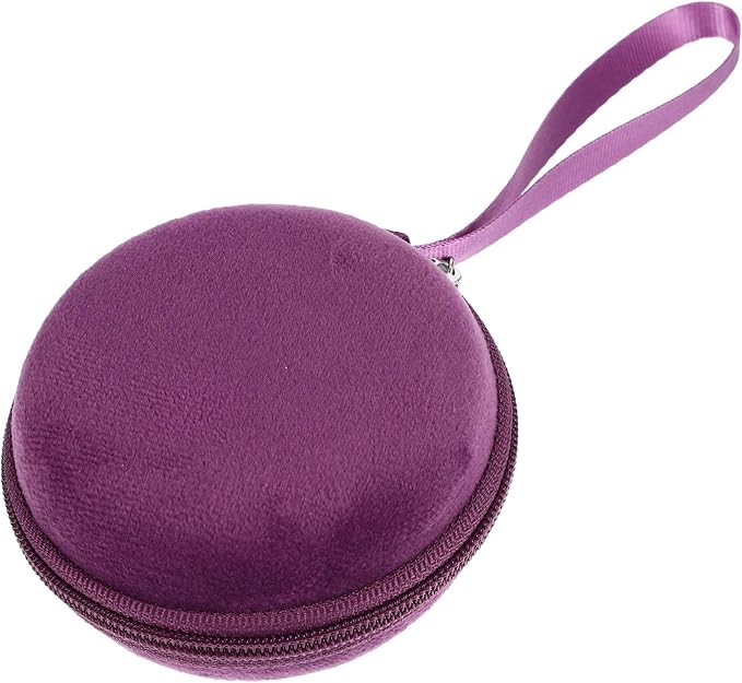 Slot Essential Oil Organizer Bag Portable Velvet Travel Case with Mesh Pocket for Perfume Bottles Nail Polish Storage Smooth Zipper Compact Protective Holder for Home and Office