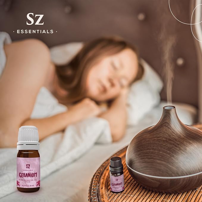 Rose-Geranium Essential Oil - The Real Deal - 100% Pure and Natural - Undiluted - 5ml (0.17 fl oz)