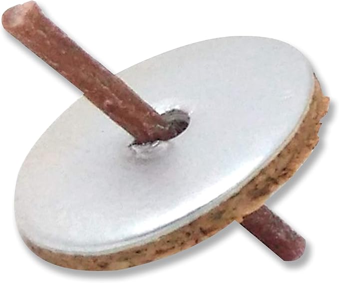 Ner Mitzvah Round Floating Wicks – 150 Count (Approx.), Cotton Wicks and Cork Disc Holders for Oil Cups - Bonus Wick Removal Tweezers