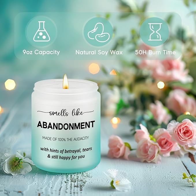 GSPY Scented Candles - Friends Moving Away, Coworker Leaving Ideas, Funny Retirement Gifts for Women, Men - Goodbye, Going Away, Farewell Gifts for Coworkers, Boss, Work Bestie, Woman, Best Friend