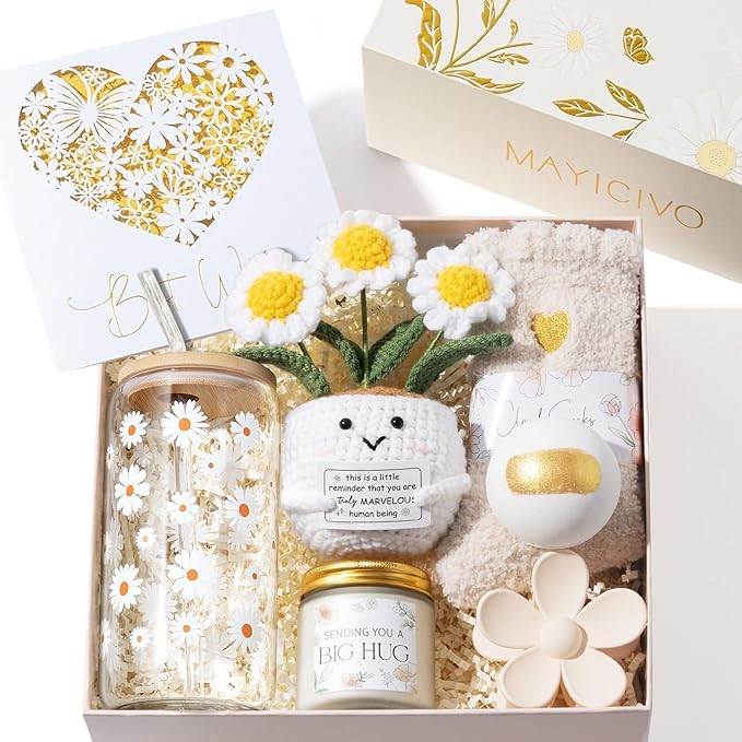 Birthday Gifts for Women Care Package Get Well Soon Gift Baskets, Unique Self Care Spa Gift Set for Women, Mothers Day Thinking of You Inspirational Gifts for Womens Mom Her Friends Sister Teen Girls