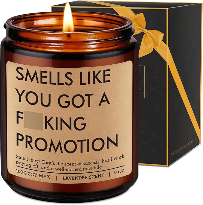 Fairy's Gift Candle, Job Promotion Gifts for Women Men, Congrats on Your Promotion, Congratulations Gifts, New Job, Leaving Presents for Women, Funny Presents for Promoted Coworker, Boss, Work Bestie