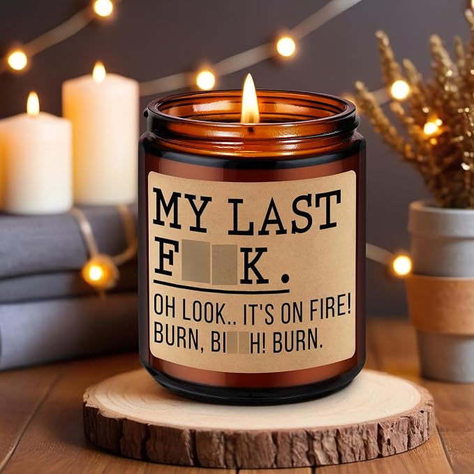 Fairy's Gift Candles, Cool Presents, Funny Relaxation Gifts for Women Men Mom Coworker Friend Boss - Cool Birthday Fun Presents for Her - Mothers Day, Sarcastic Office Relaxing Gifts for Women Nerd