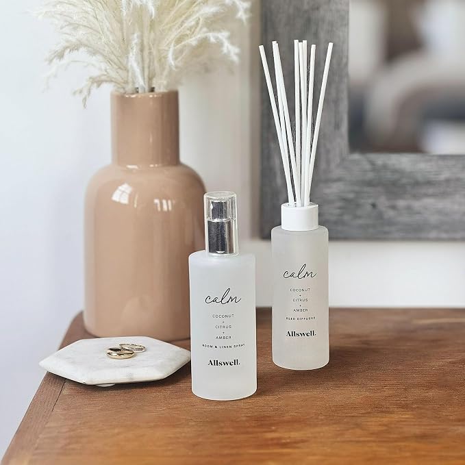 Scented Re ed Diffuser 3 Fl oz (90mL) 8 Synthetic (Calm (Coconut + Citrus + Amber))
