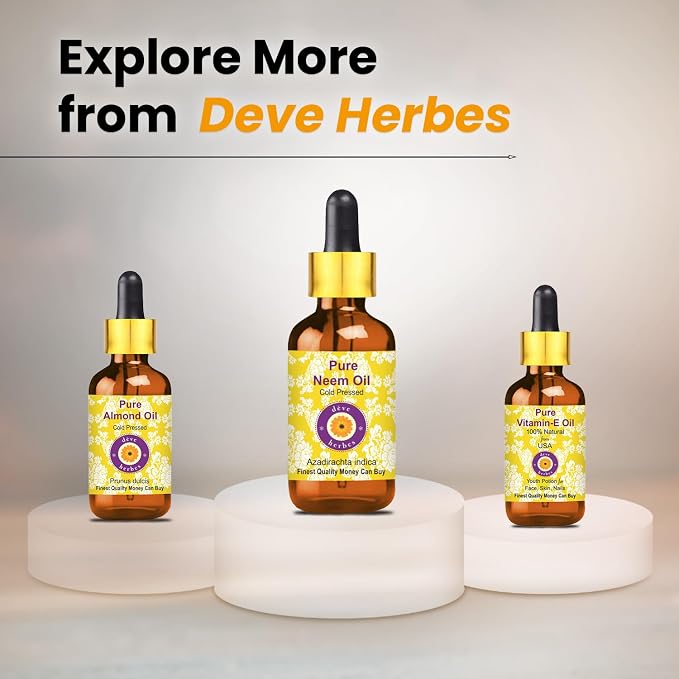 dève herbes Chaulmoogra Oil (Hydnocarpus wightiana) | Cold Pressed | Pure | Natural | Undiluted | for Diluting Essential Oils | for Skin & Massage | Non-Sticky | Lightweight | Unisex | 50ml (1.69 oz)