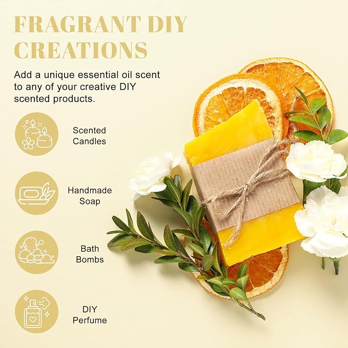 Neroli Essential Oil, MAYJAM Pure Essential Oils for Diffusers, 3.38FL.OZ/100ML Large Volume Neroli Oil with Premium Glass Dropper