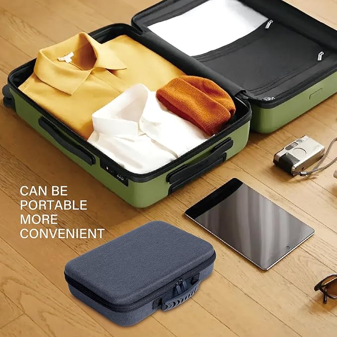 Essential Oils Carrying Case Holds 60 Bottles with Detachable Pad, Black