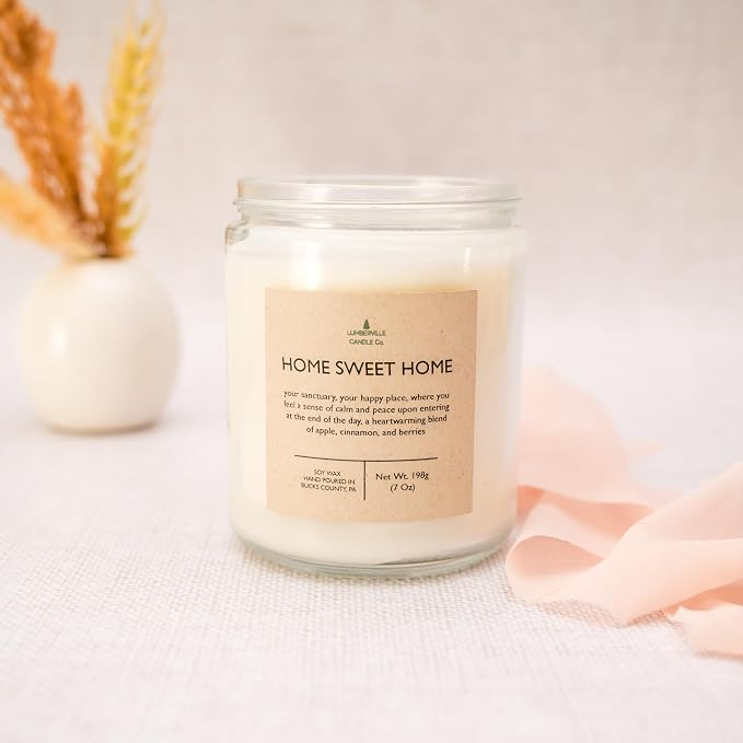 Handmade | Soy Candle (Home Sweet Home, 8 oz.)