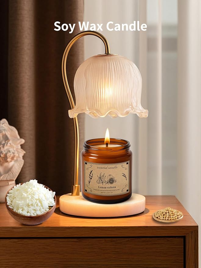 Scented Candles for Home, 16oz Large Jar Scented Candle – Lemon Verbena Soy Wax Candle with 100 Hour Burn Time, Long Lasting Aromatherapy Candle for Home Fragrance, Relaxation & Gift for Women/Men
