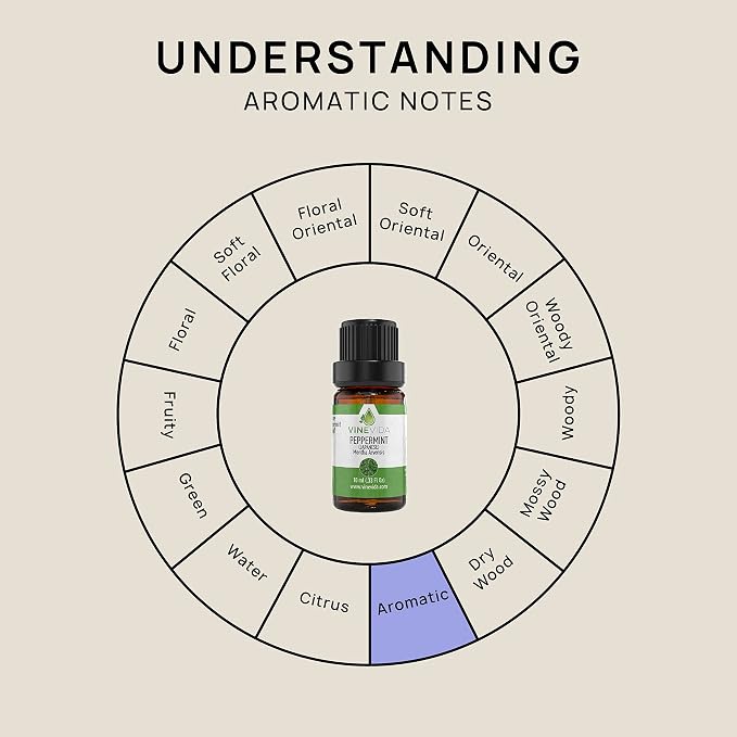 VINEVIDA Peppermint Japanese Essential Oil 10 mL - Undiluted Peppermint Oil 10 mL - Peppermint Candle Oil Scent - DIY Candle Scents for Candlemaking - 10 mL Essential Oil for Soap Making Safe for Skin