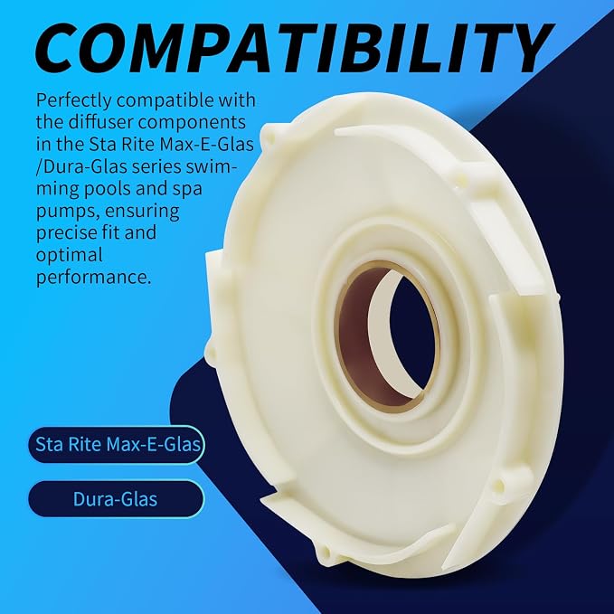 C1-200PA Pool & spa Replacement Parts Compatible with Sta-Rite Max-E-Glas/Dura-Glas Series Inground Pool and Spa Pump