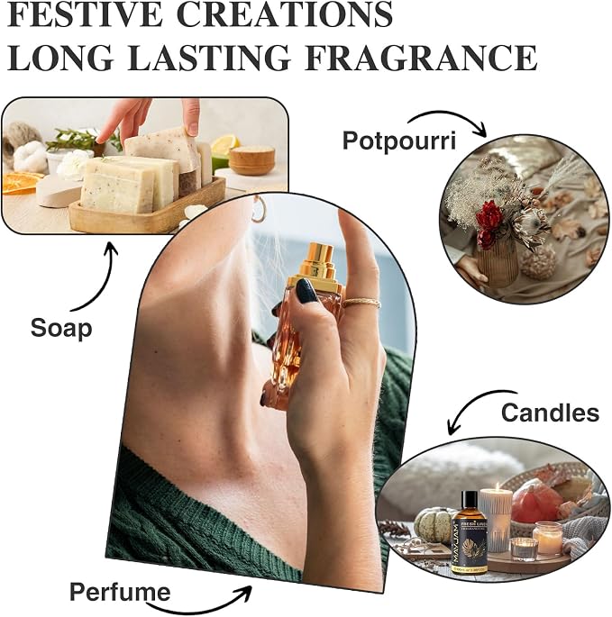 MAYJAM 100ML/3.38FL.OZ Fresh Linen Fragrance Oils with Glass Dropper, Essential Oils for Diffusers for Home, Long Lasting Scented Oils for Diffusers Soap Candle Making