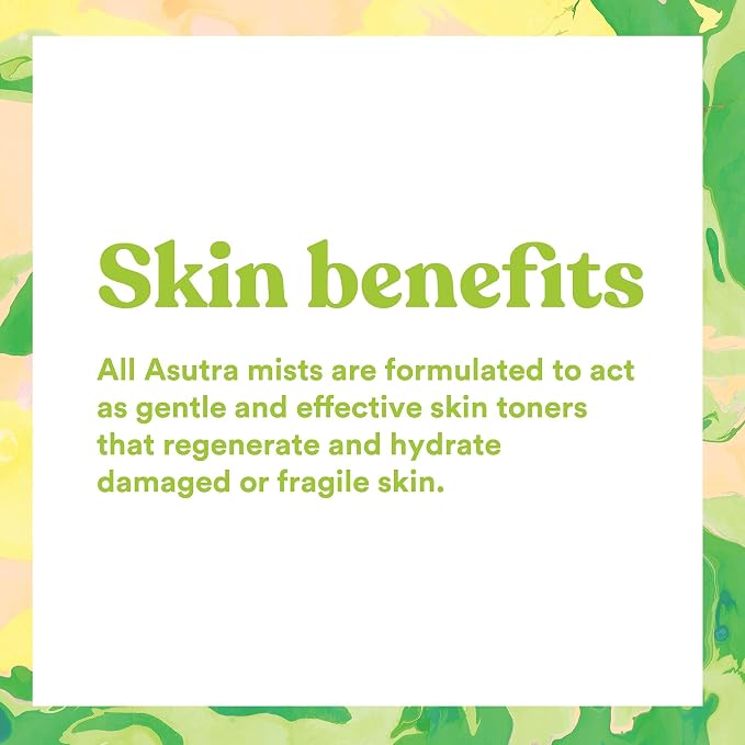 Asutra Lemongrass & Jasmine Multi-Use Natural Aromatherapy Room Spray, Calming Linen & Pillow Mist, Fabric Spray for Sleep & Bed, 4 fl oz